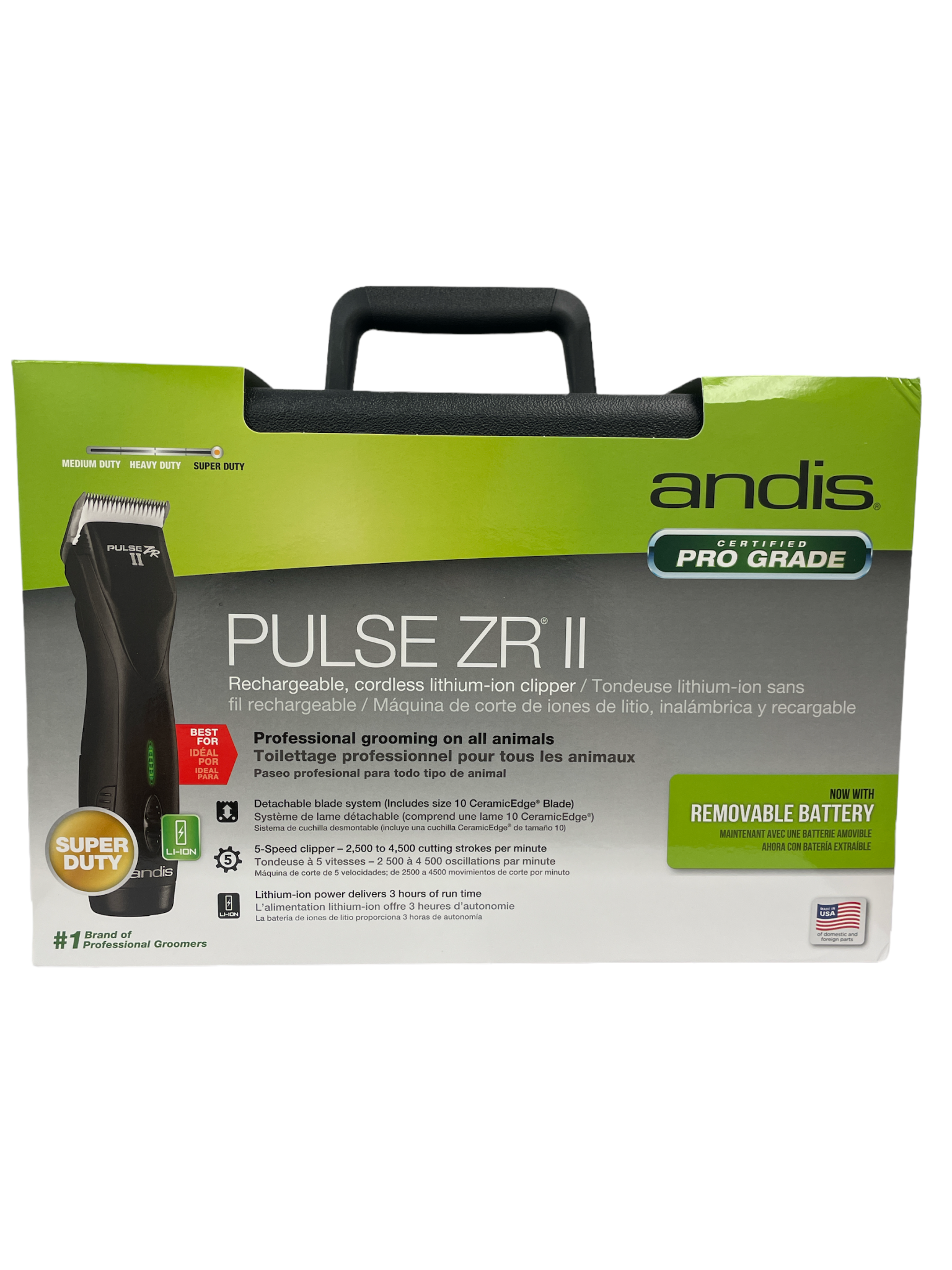 Andis Pulse ZRII Cordless Clipper – Groomer's Warehouse